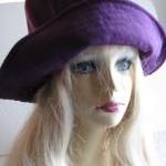 Purple Suede Hat