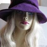 Purple Suede Hat
